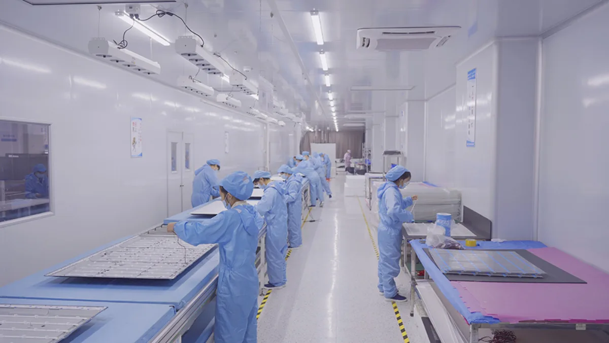 Assembly and testing at the production site