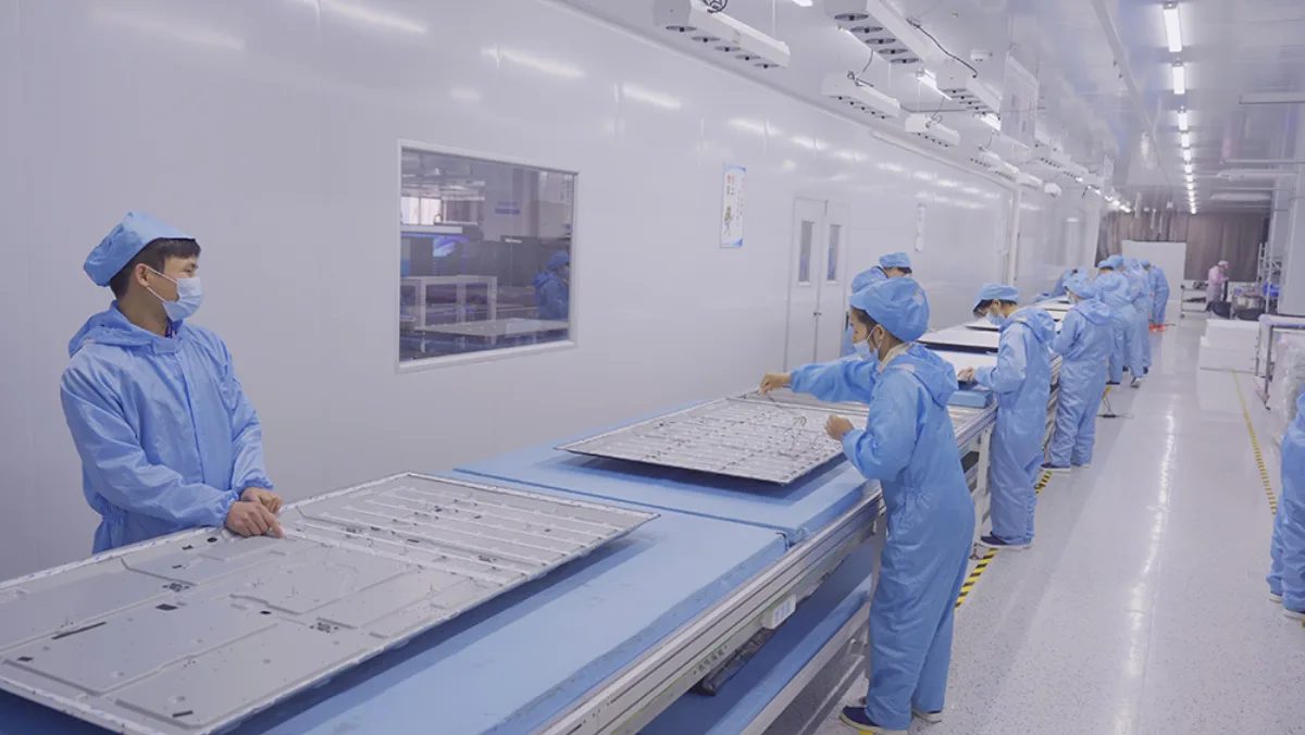 Assembly and testing at the production site